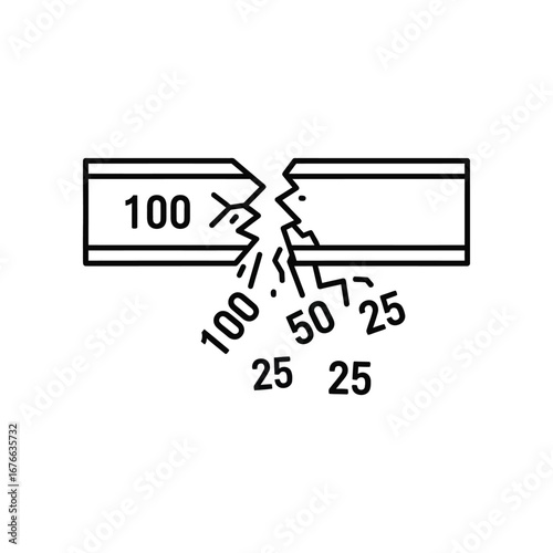 Breaking Point: Depicting a critical failure, the image shows a breaking point with fragmentation