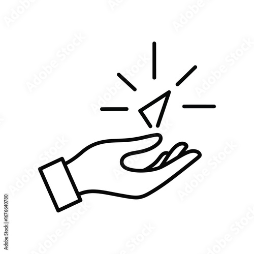 Hand Holding Brilliant Gem: a person's hand is gracefully presented a sparkling gem that epitomizes the core concepts of brilliance, insight, and luxury, capturing the epitome of refinement