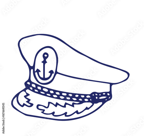 Set of vector drawings related to sailing stock