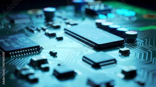Microscopic Look at Modern Technology's Digital Heart