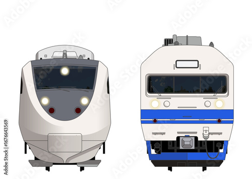 富山の列車No.2_681系 / 419系_Japanese Railroad Cars in "Toyama"