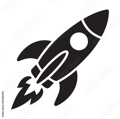 space rocket vector design