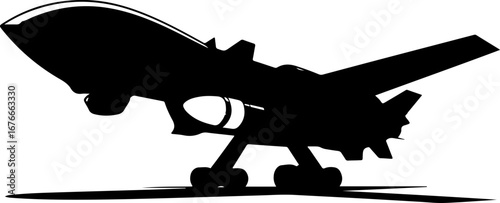 "Futuristic Combat Jet" Vector