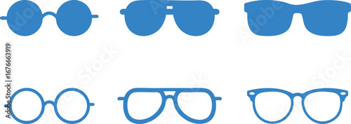 glasses icon. eye health eyewear. Hipster or geek plastic. eye optic lens icon. Retro eye glasses design. sunglasses icon design vector