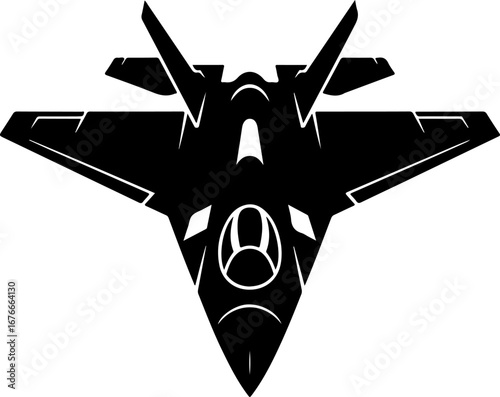 "Futuristic Combat Jet" Vector