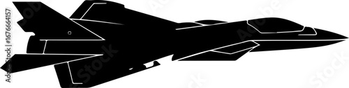 "Futuristic Combat Jet" Vector
