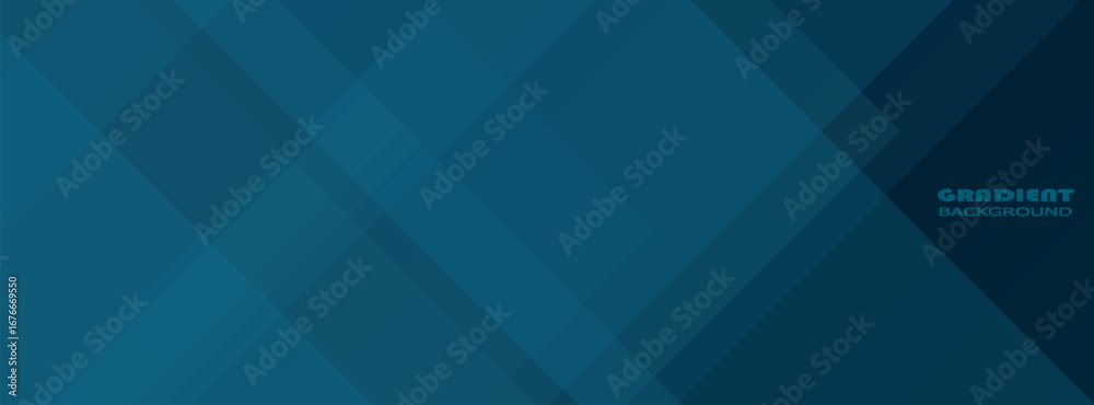 Obraz premium Blue modern abstract wide banner with geometric shapes. Dark blue abstract background. vector ilustration,web