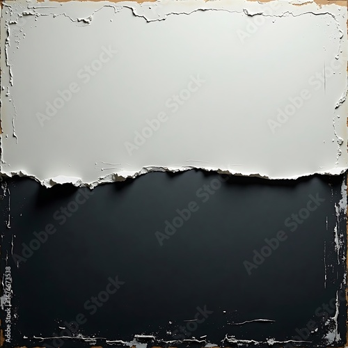 Abstract Painting with White and Dark Background Texture