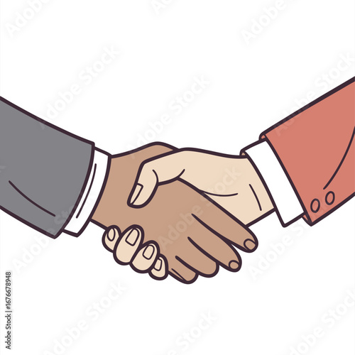 handshake between two businessmen