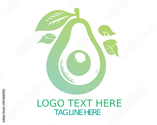 Avocado Logo Vector Design
