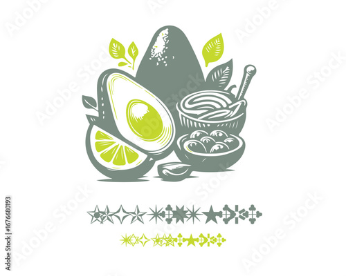 Avocado Logo Vector Design