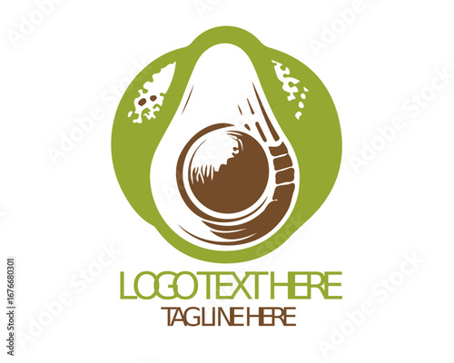 Avocado Logo Vector Design