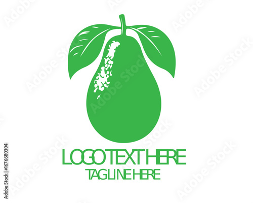 Avocado Logo Vector Design