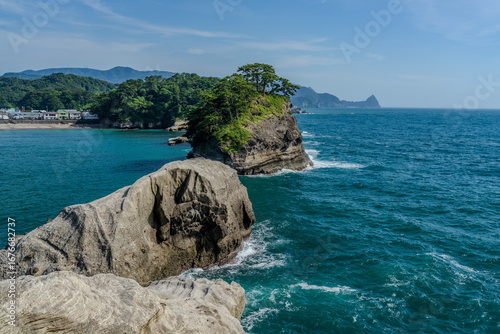 堂ヶ島の奇岩