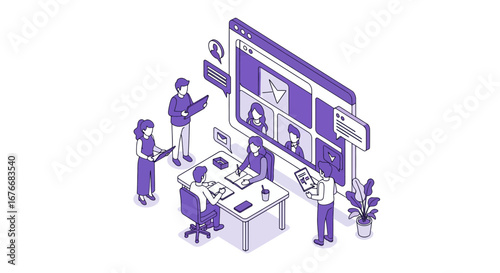 remote team meeting online collaboration workspace