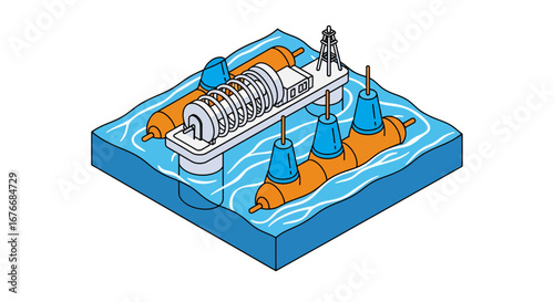 tidal energy generator underwater power plant