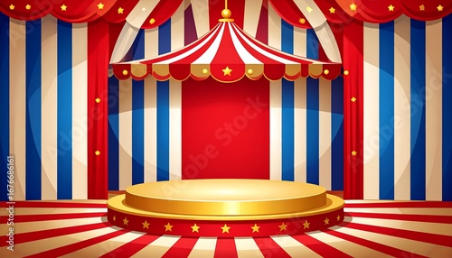 Circus stage backdrop (1)
