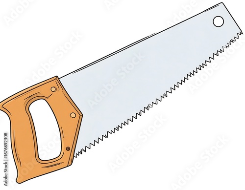 Hand saw illustration