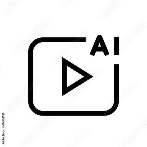 Artificial Intelligence Video Generator Icon | Generative AI Video Icon Free Download Artificial Intelligence Video Generator Icon | Generative AI Video Icon - GFXLoad