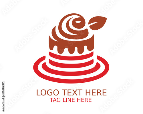 Dessert Logo Design Vector