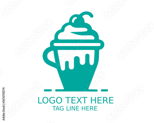 Dessert Logo Design Vector