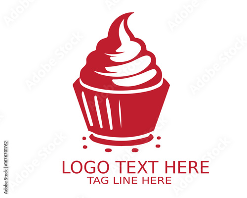 Dessert Logo Design Vector