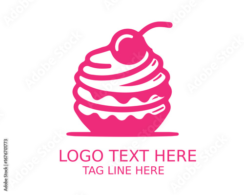Dessert Logo Design Vector