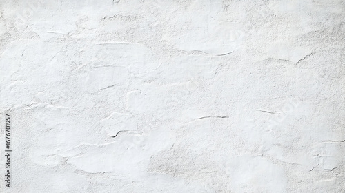 White Textured Wall Background with Rough Plaster Surface