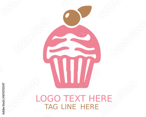 Dessert Logo Design Vector