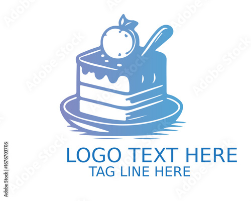 Dessert Logo Design Vector