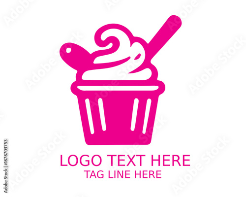Dessert Logo Design Vector