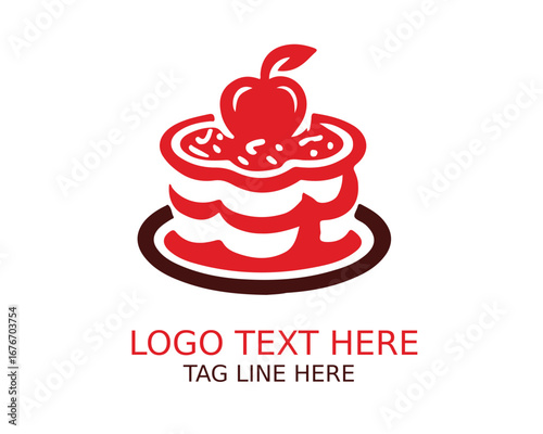 Dessert Logo Design Vector