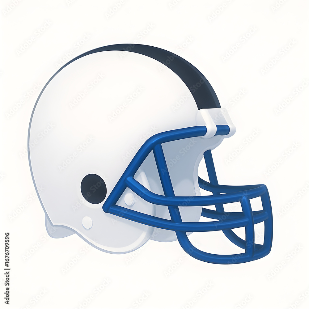 Fototapeta premium Football Helmet Mockup