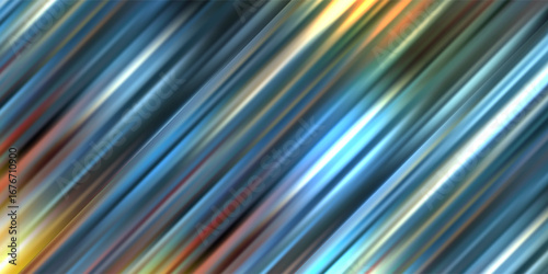 Hipster modern geometric abstract background. Bright blue banner with a trend gradient stripes, textured background. Business template for a bright color. Illusion stripes background.