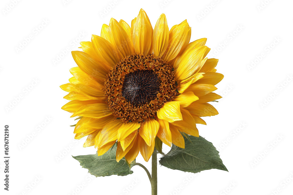 Obraz premium Vibrant sunflower close-up