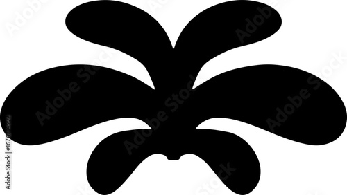 black and white abstract