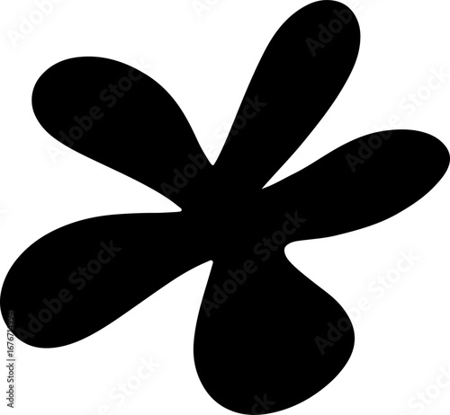 black and white abstract