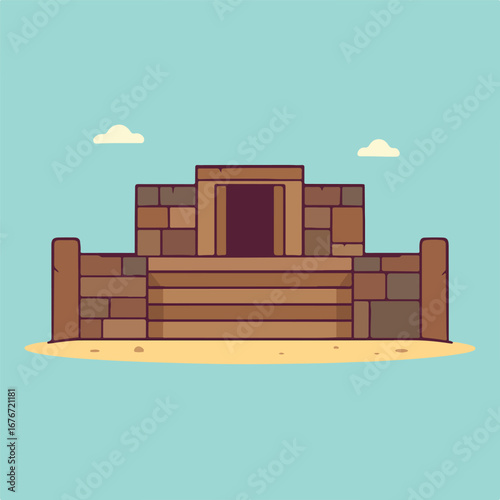 Tiwanaku (ruinas preincaicas) ruins in bolivia
