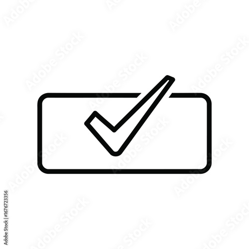 Checkmark Icon: A simple yet powerful illustration of a checkmark, symbolizing approval, validation, and a positive outcome.