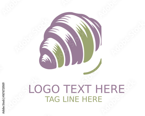 croissant Logo Design Vector