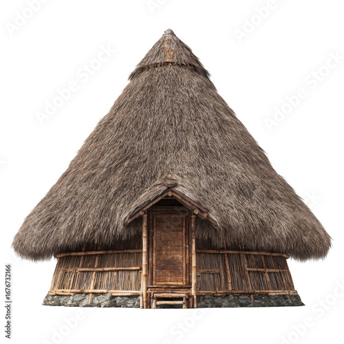 Traditional thatched hut
