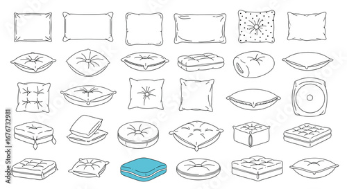 Decorative cushions floor seating pillows home decor furniture accent pads