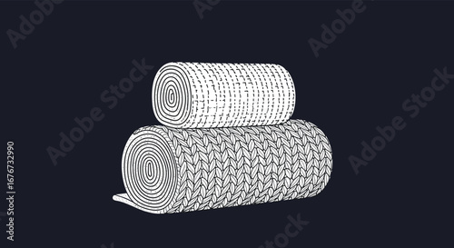 Efficient industrial material rolling and bundling for enhanced storage and transport solutions