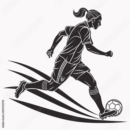 silhouette of a man running