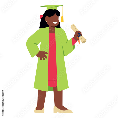 Young female graduate