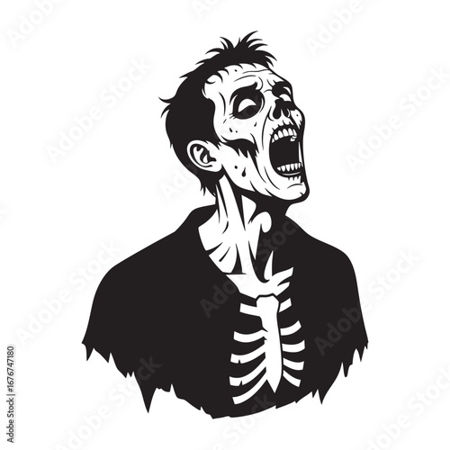 Creepy Zombie Walking Dead - Halloween Monster