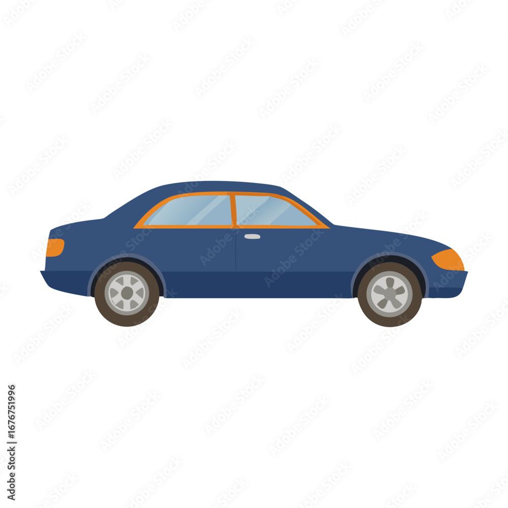 Fototapeta premium car isolated on white