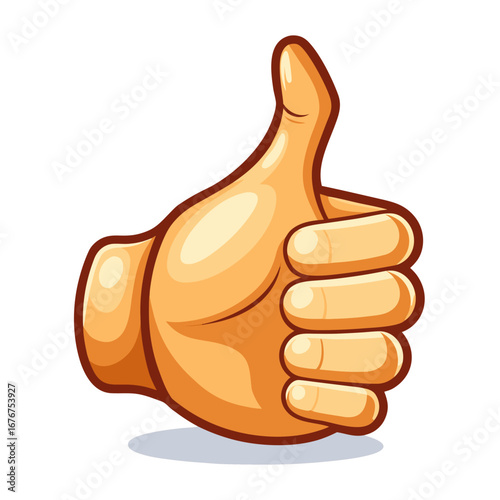 hand with thumb up