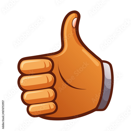 hand with thumb up