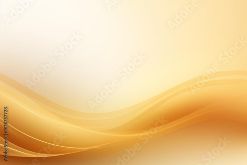 Soft golden waves create serene and elegant background, perfect for various designs